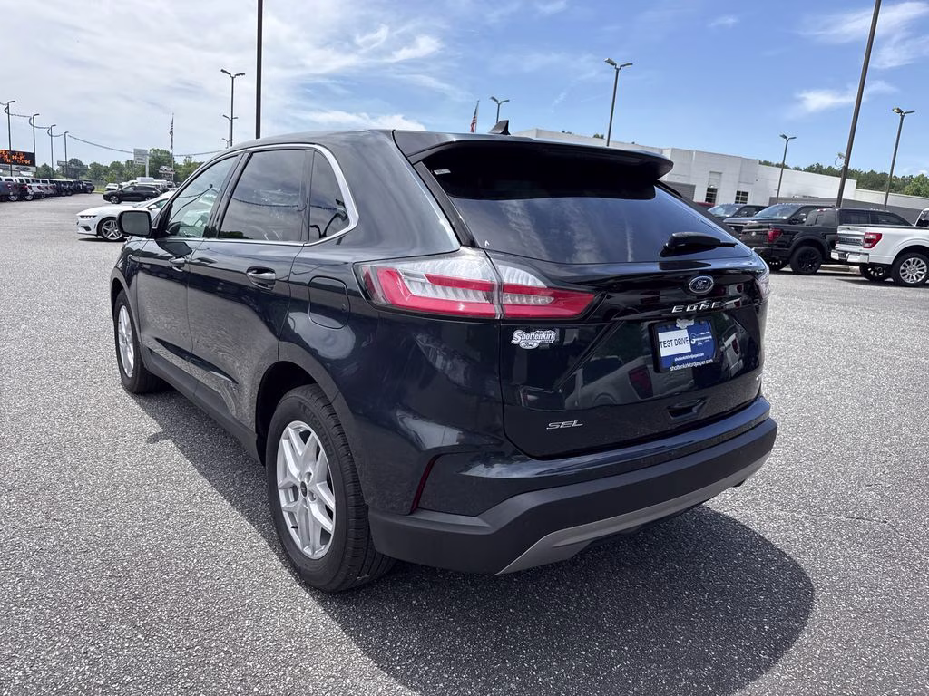 2023 Stone Blue Metallic Ford Edge SEL AWD SUV