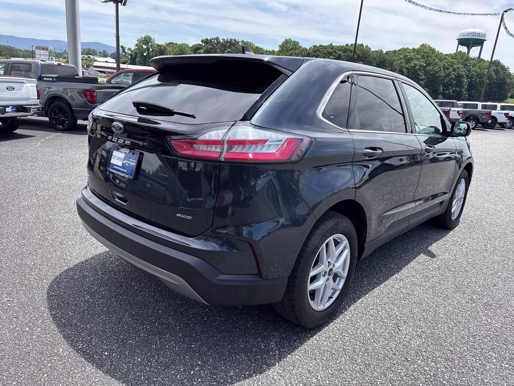2023 Stone Blue Metallic Ford Edge SEL AWD SUV