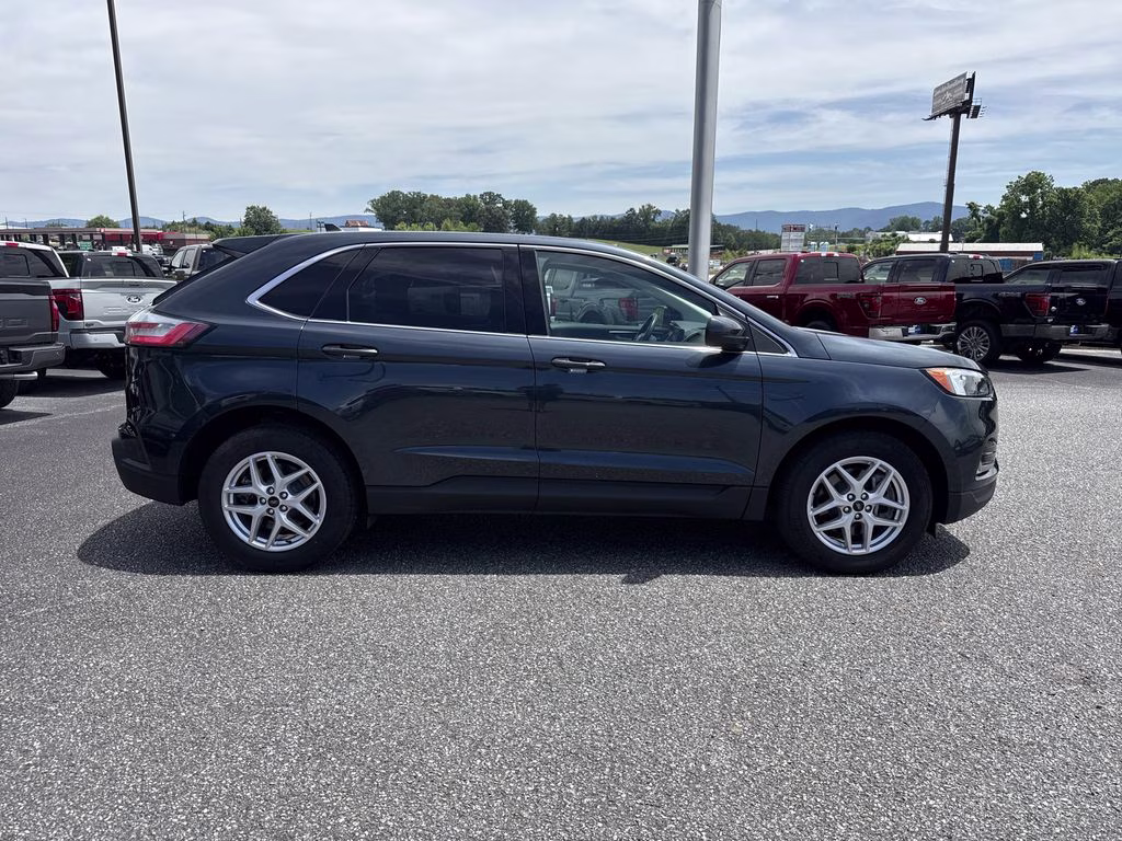 2023 Stone Blue Metallic Ford Edge SEL AWD SUV
