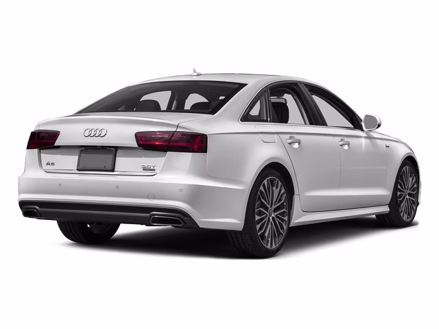 2016 White Audi A6 2.0T Premium Plus AWD Sedan