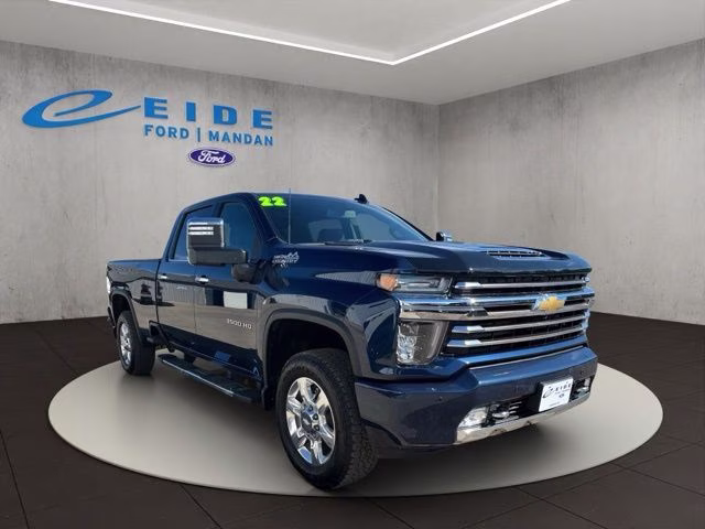 2022 Northsky Blue Metallic Chevrolet Silverado 3500HD High Country 4X4 Truck