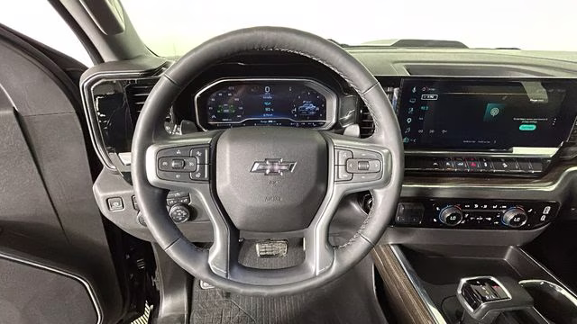 2025 Black Chevrolet Silverado 1500 LT Trail Boss 4X4 Truck