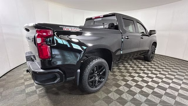 2025 Black Chevrolet Silverado 1500 LT Trail Boss 4X4 Truck