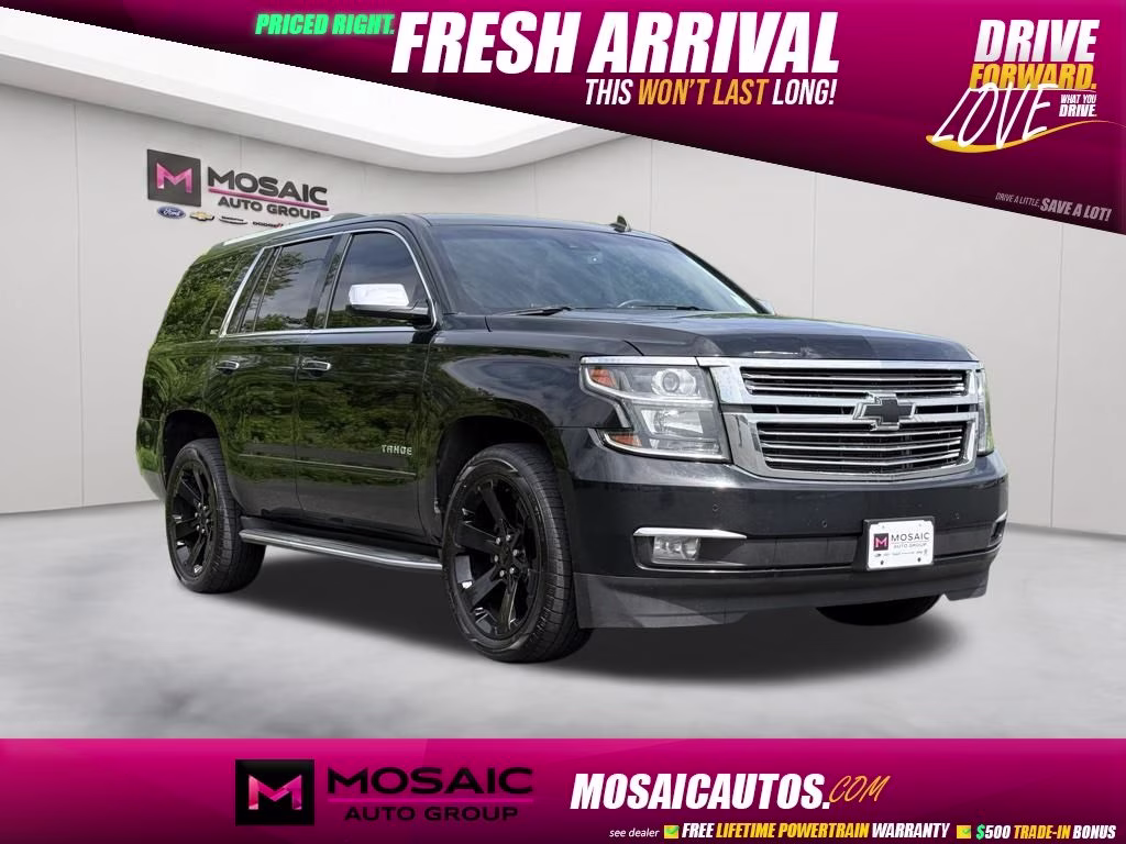 2015 Black Chevrolet Tahoe LTZ 4X4 SUV