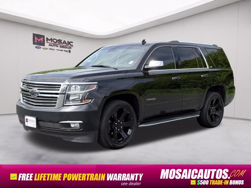 2015 Black Chevrolet Tahoe LTZ 4X4 SUV