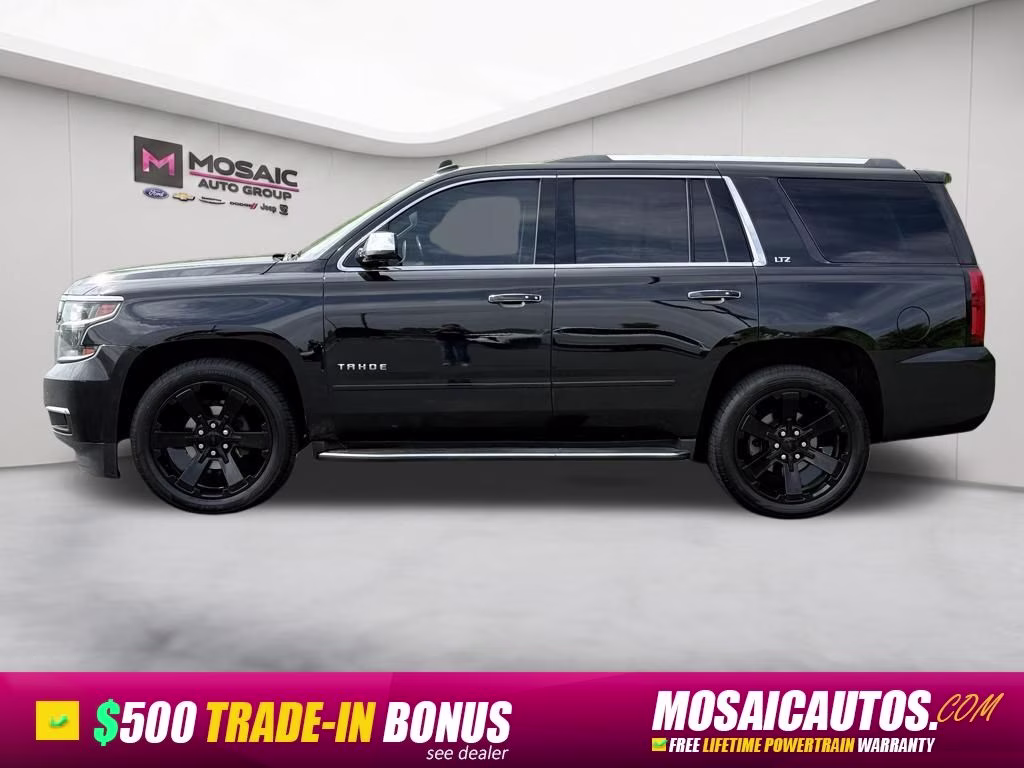2015 Black Chevrolet Tahoe LTZ 4X4 SUV