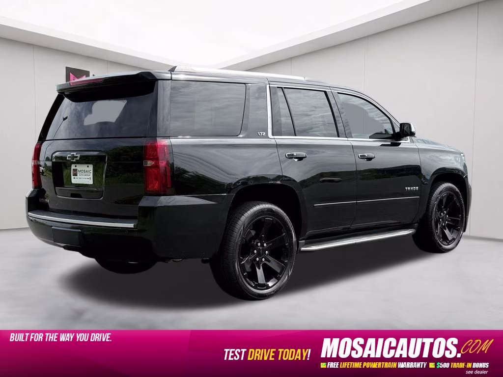 2015 Black Chevrolet Tahoe LTZ 4X4 SUV