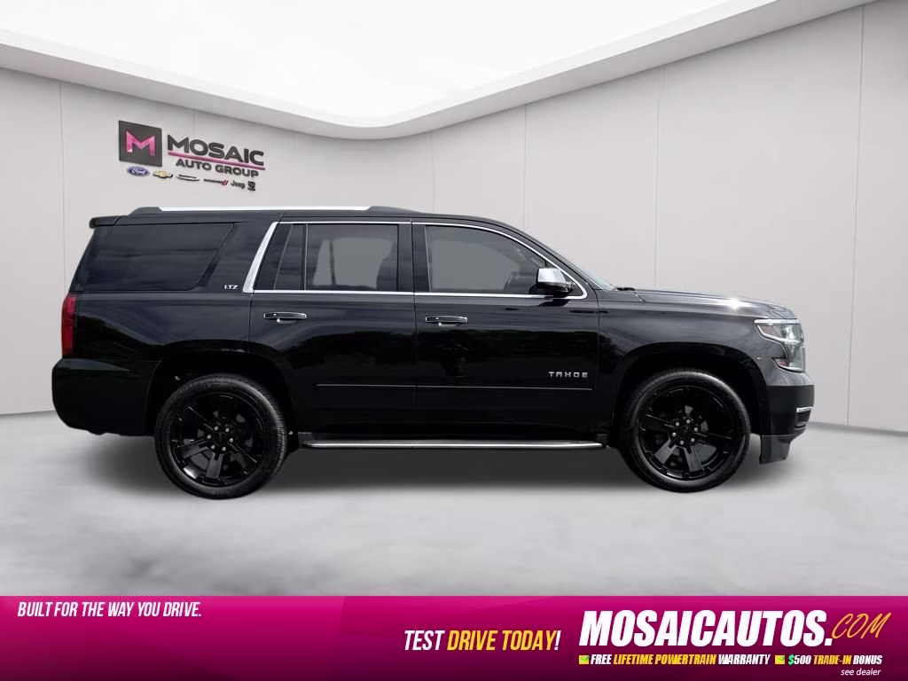 2015 Black Chevrolet Tahoe LTZ 4X4 SUV