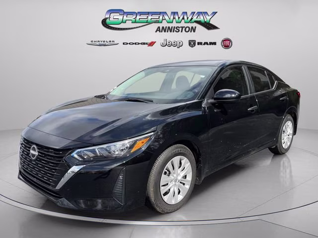 2025 Super Black Nissan Sentra S FWD Sedan