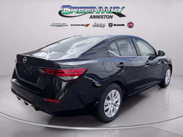 2025 Super Black Nissan Sentra S FWD Sedan