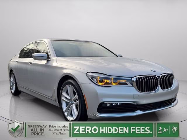 2018 Glacier Silver Metallic BMW 7 Series 750i RWD Sedan