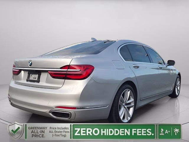 2018 Glacier Silver Metallic BMW 7 Series 750i RWD Sedan