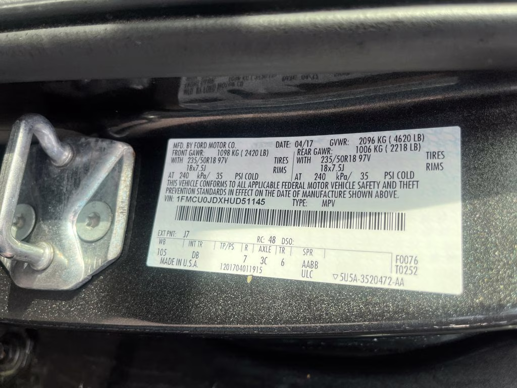 2017 Magnetic Ford Escape Titanium FWD SUV