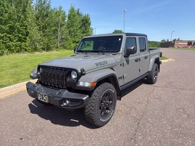 2021 Sting-Gray Clearcoat Jeep Gladiator Willys 4X4 Truck