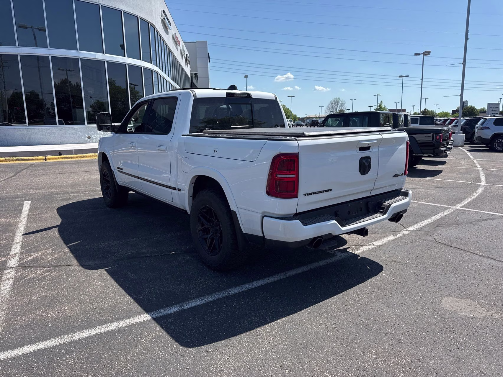 2025 Bright White Clearcoat Ram 1500 Tungsten 4X4 Truck
