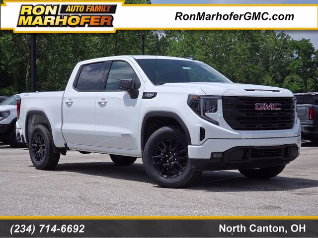2026 Summit White GMC Sierra 1500 Elevation 4X4 Truck