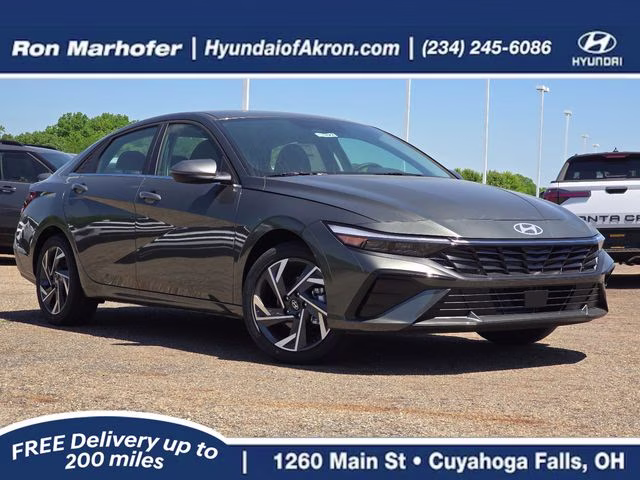2026 Amazon Gray Hyundai Elantra Limited FWD Sedan