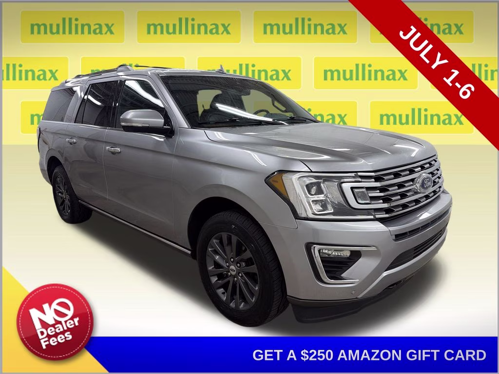 2021 Iconic Silver Metallic Ford Expedition Max Limited 4X4 SUV