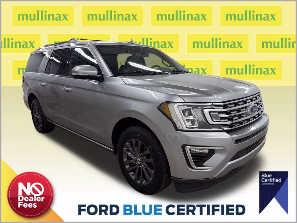 2021 Iconic Silver Metallic Ford Expedition Max Limited 4X4 SUV