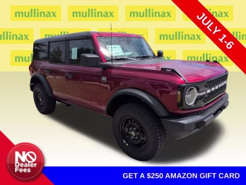 2026 Ruby Red Metallic Tinted Clearcoat Ford Bronco Big Bend 4X4 SUV