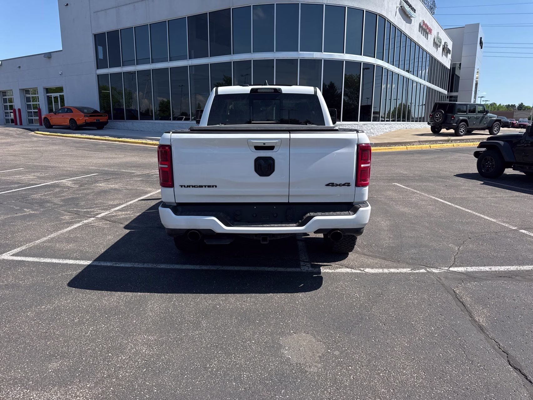 2025 Bright White Clearcoat Ram 1500 Tungsten 4X4 Truck