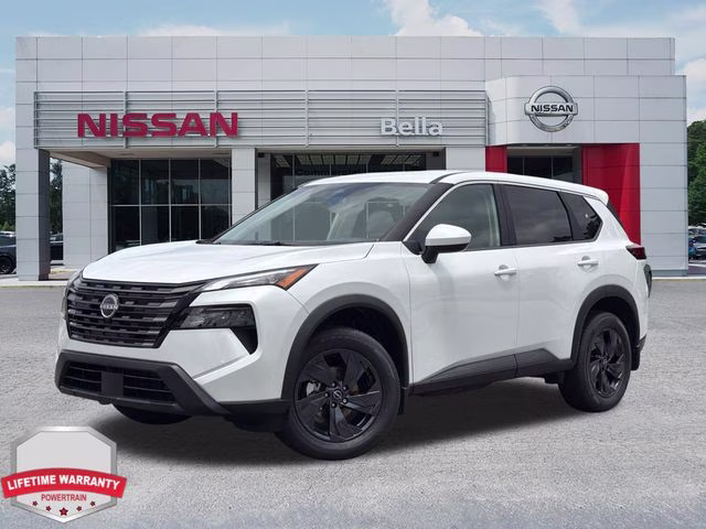 2026 Everest White Pearl Tricoat Nissan Rogue SV FWD SUV