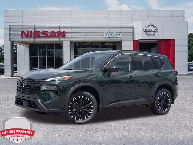 2026 Obsidian Green Nissan Rogue Dark Armor FWD SUV