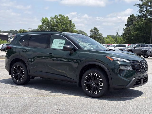 2026 Obsidian Green Nissan Rogue Dark Armor FWD SUV