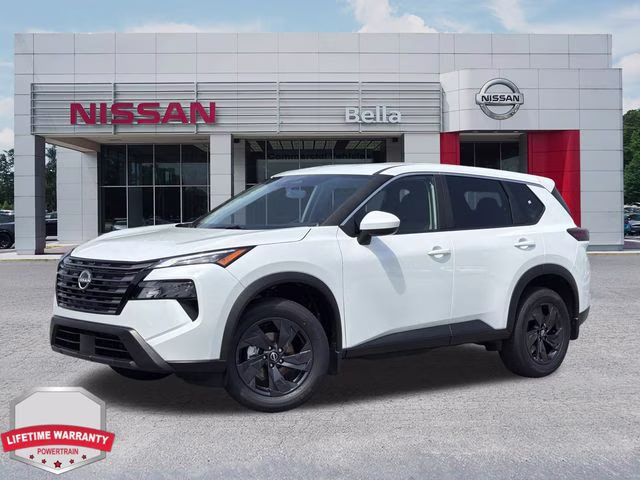 2026 Everest White Pearl Tricoat Nissan Rogue SV FWD SUV