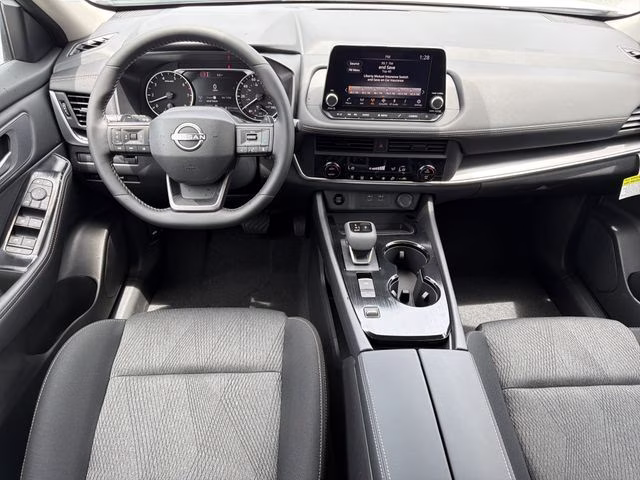 2026 Everest White Pearl Tricoat Nissan Rogue SV FWD SUV