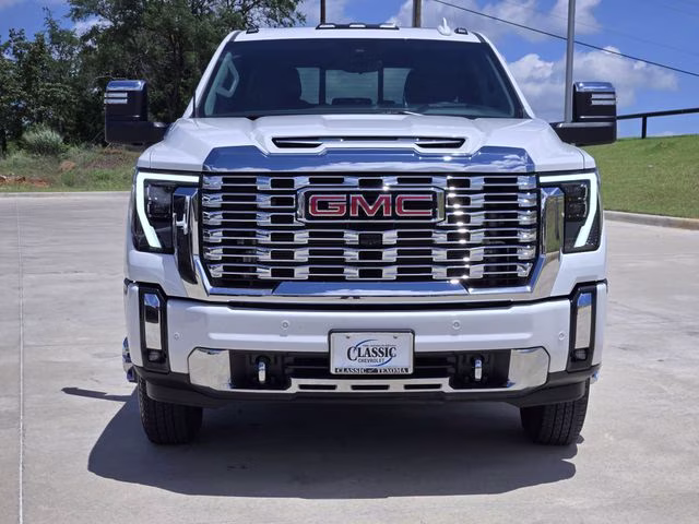 2025 Summit White GMC Sierra 3500HD Denali 4X4 Truck
