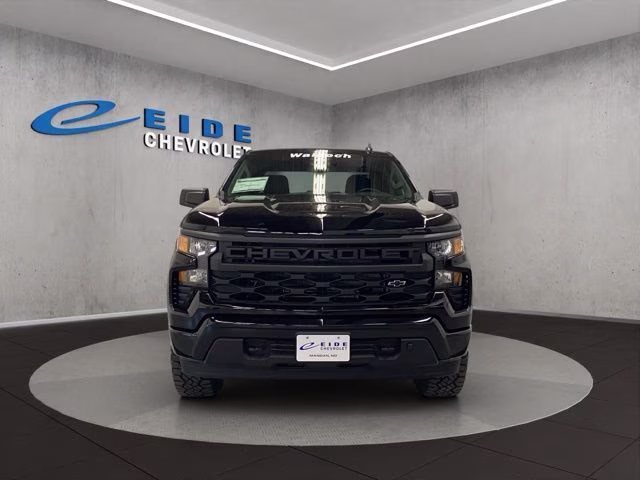 2026 Black Chevrolet Silverado 1500 Custom 4X4 Truck