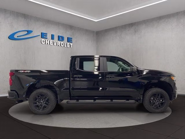 2026 Black Chevrolet Silverado 1500 Custom 4X4 Truck