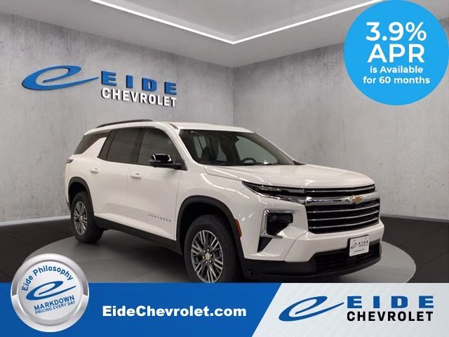 2026 Summit White Chevrolet Traverse LT AWD SUV