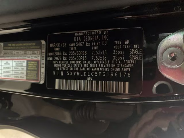 2023 Ebony Black Kia Sorento X-Line S AWD SUV