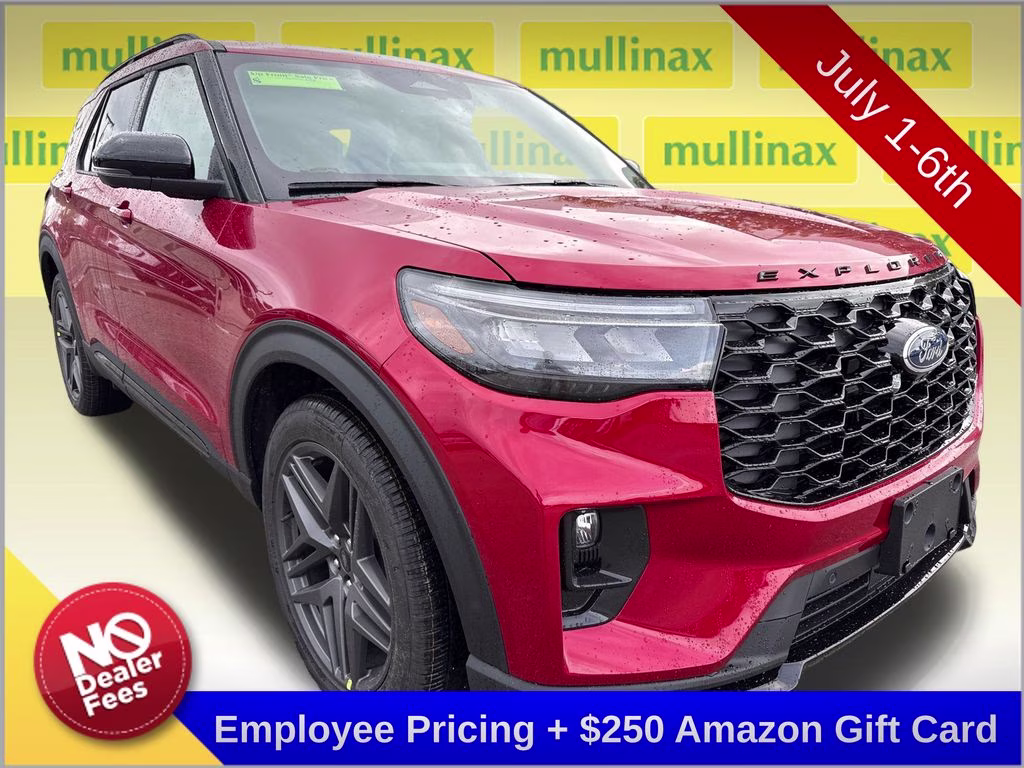 2026 Rapid Red Metallic Tinted Clearcoat Ford Explorer ST 4X4 SUV