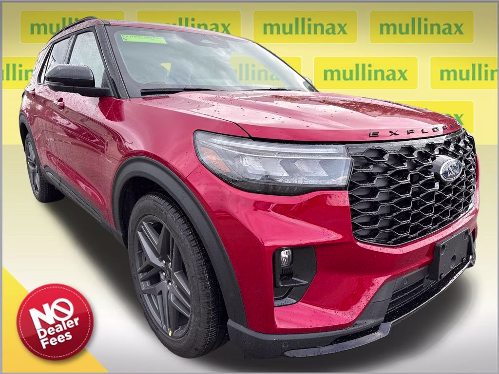 2026 Rapid Red Metallic Tinted Clearcoat Ford Explorer ST 4X4 SUV
