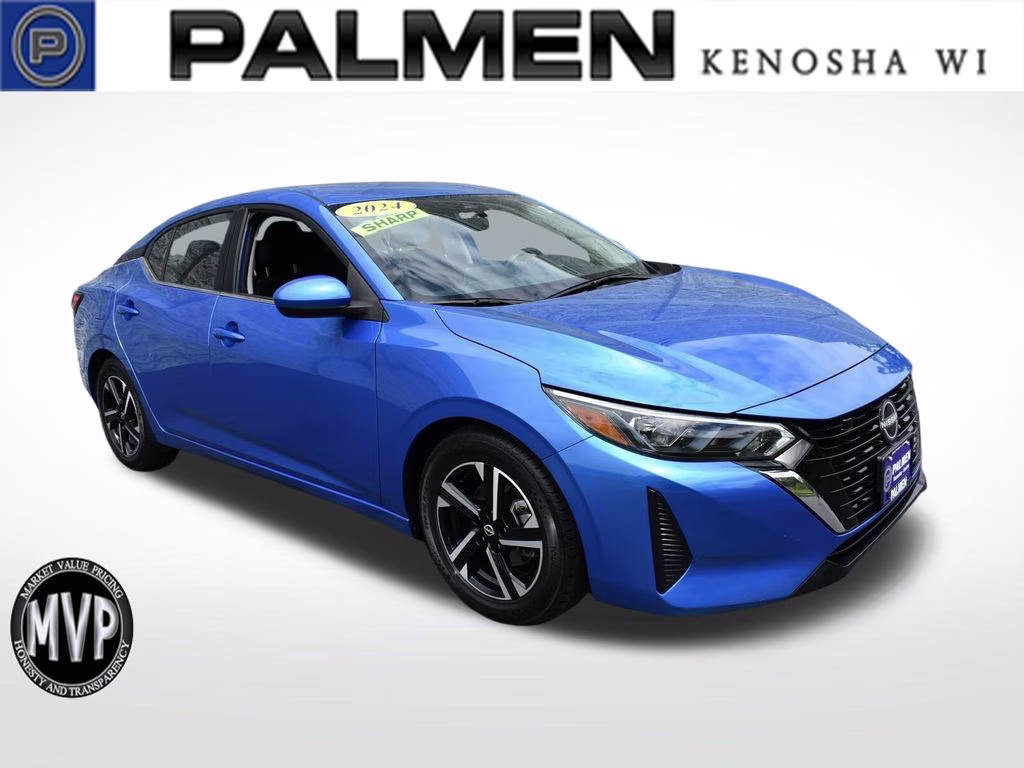 2024 Electric Blue Metallic Nissan Sentra SV FWD Sedan