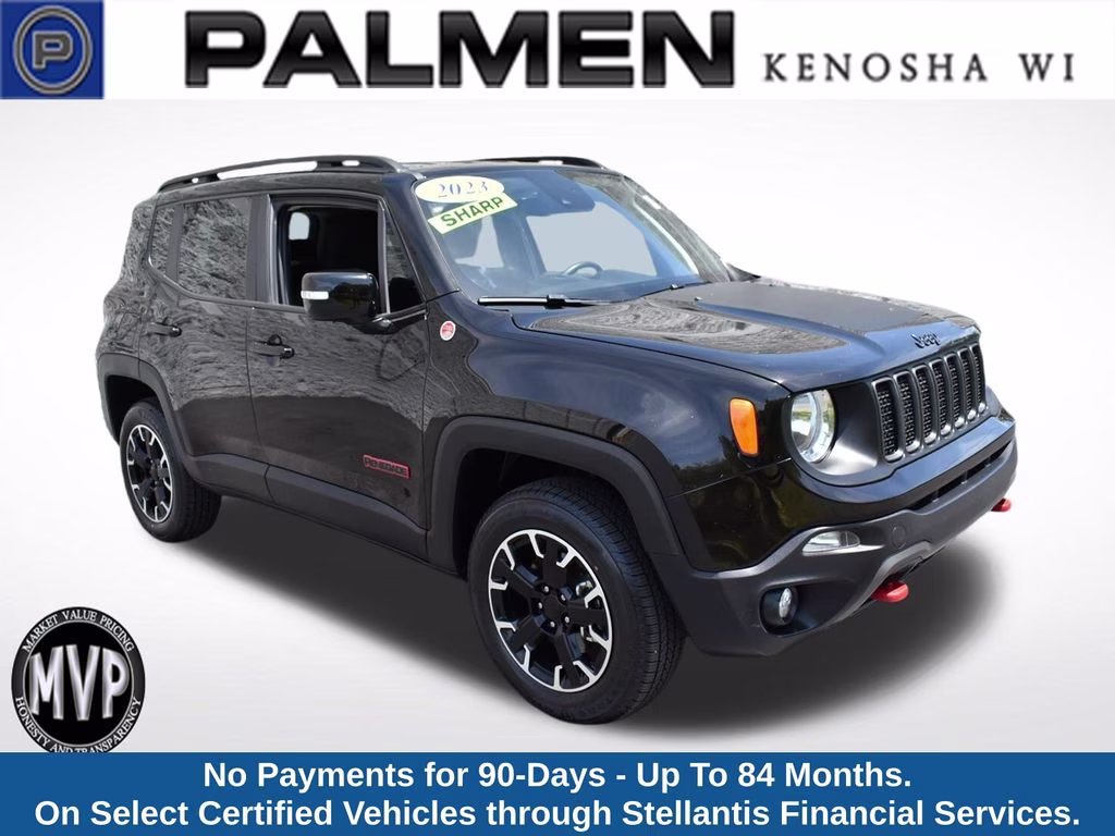 2023 Black Clearcoat Jeep Renegade Trailhawk 4X4 SUV