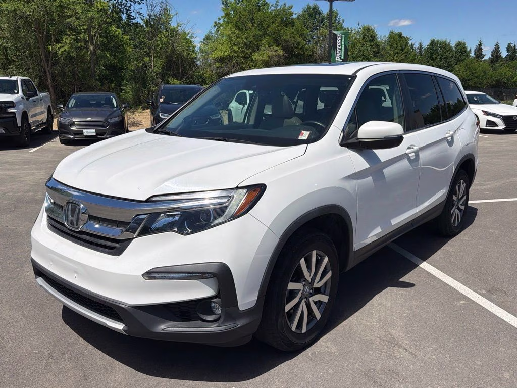 2020 White Honda Pilot EX-L AWD SUV