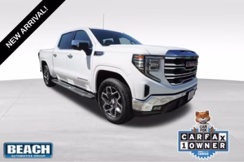 2025 Summit White GMC Sierra 1500 SLT 4X4 Truck