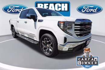 2025 Summit White GMC Sierra 1500 SLT 4X4 Truck