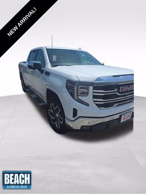 2025 Summit White GMC Sierra 1500 SLT 4X4 Truck