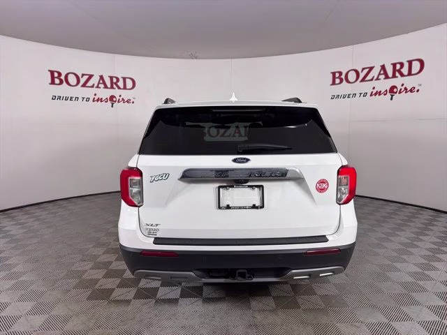 2022 White Metallic Ford Explorer XLT RWD SUV