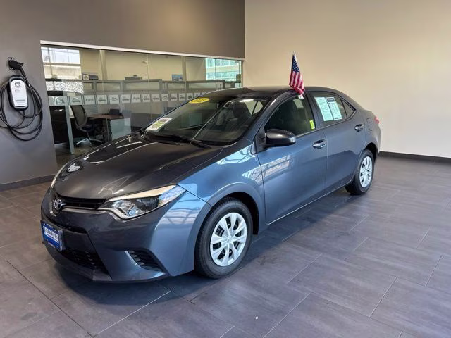 2015 Slate Metallic Toyota Corolla L FWD Sedan