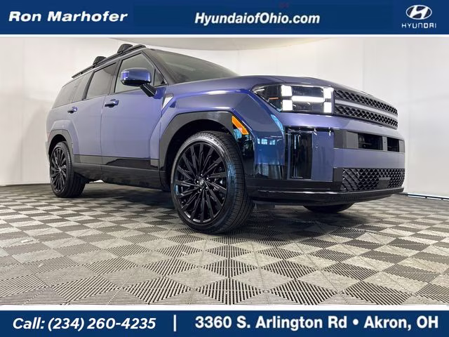 2026 Atlantis Blue Hyundai Santa Fe Calligraphy AWD SUV