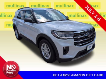 2026 White Metallic Ford Explorer Active RWD SUV