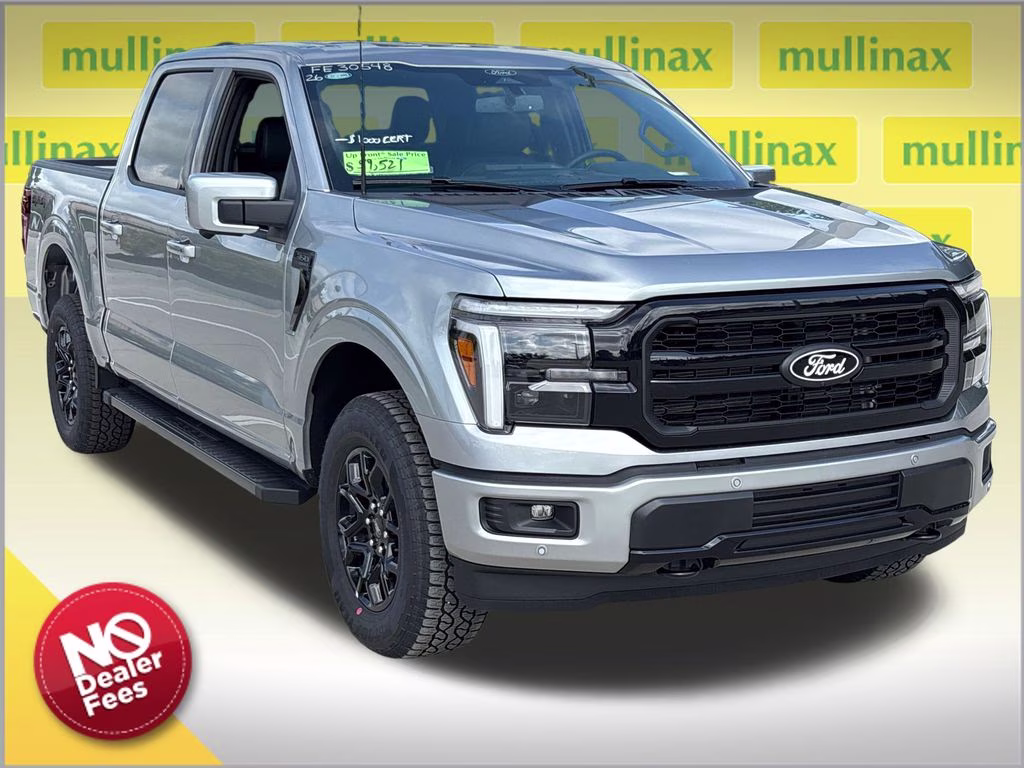 2026 Iconic Silver Metallic Ford F-150 Lariat 4X4 Truck