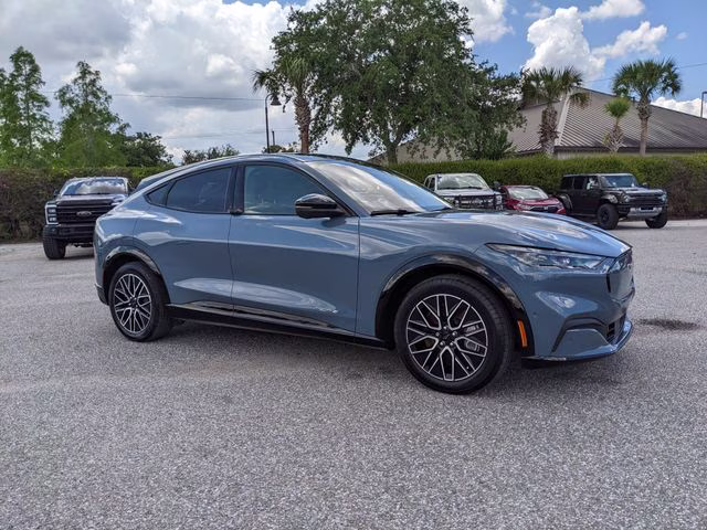 2023 Vapor Blue Ford Mustang Mach-E Premium RWD SUV