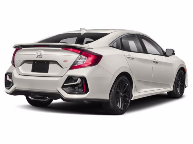 2020 White Honda Civic Si FWD Sedan